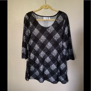 Checkerboard tunic